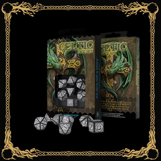 Celtic Dice Set - Schwarz