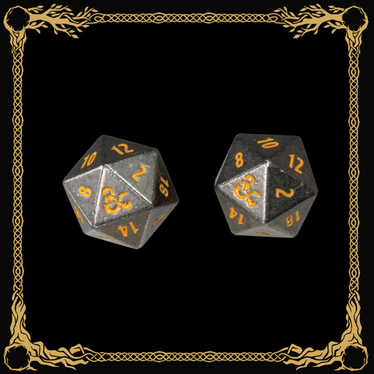 UP - Heavy Metal Realmspace RPG Dice Set for Dungeons & Dragons