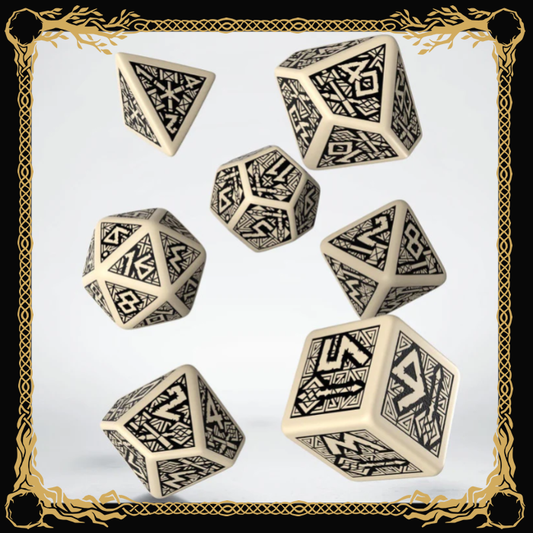 Dwarven Dice Set - Beige