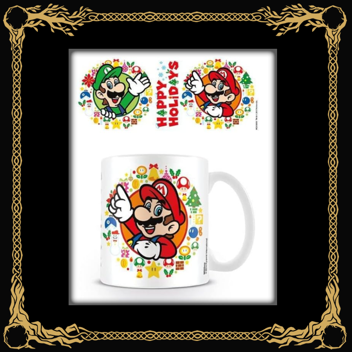 Super Mario Bros. Tasse: Happy Holidays