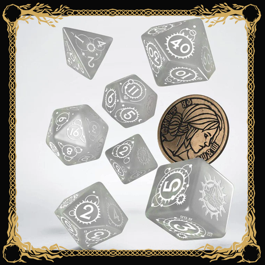 The Witcher Dice Set Ciri - Weiß/Weiß